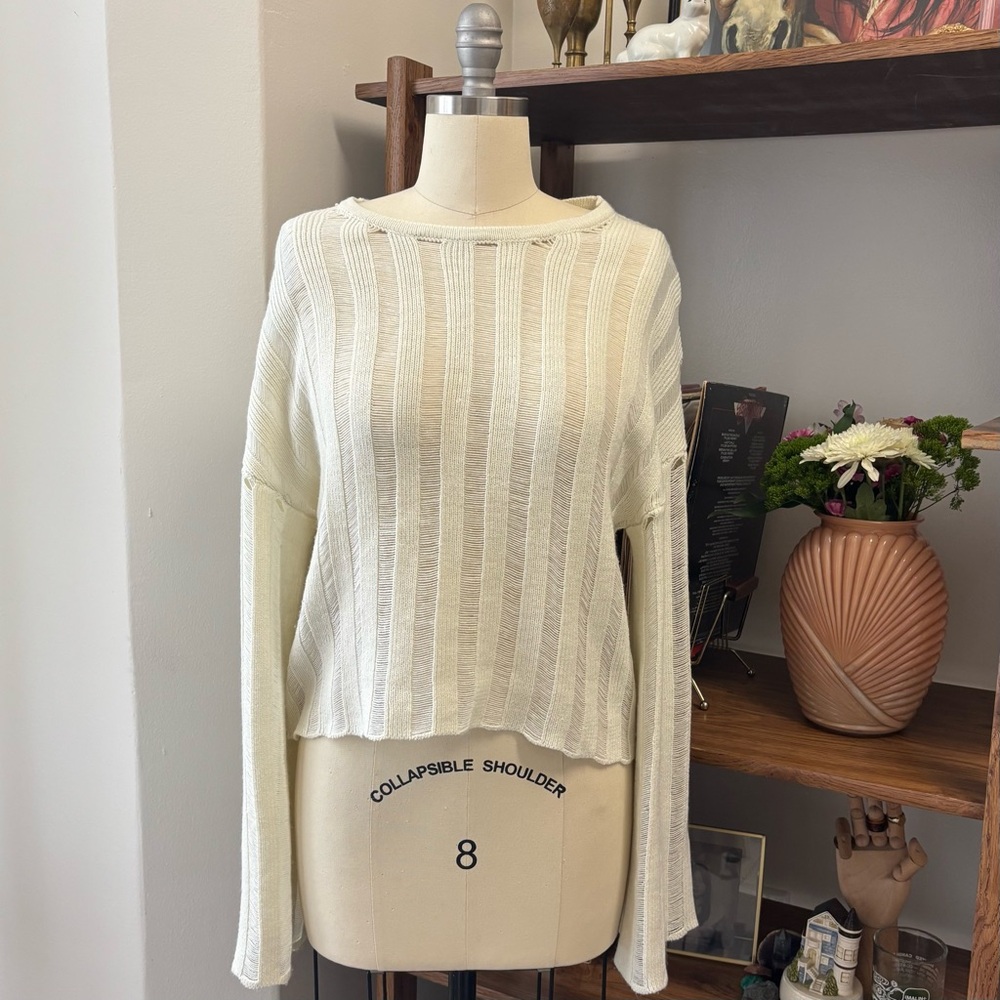 EDIKTED CREAM SWEATER